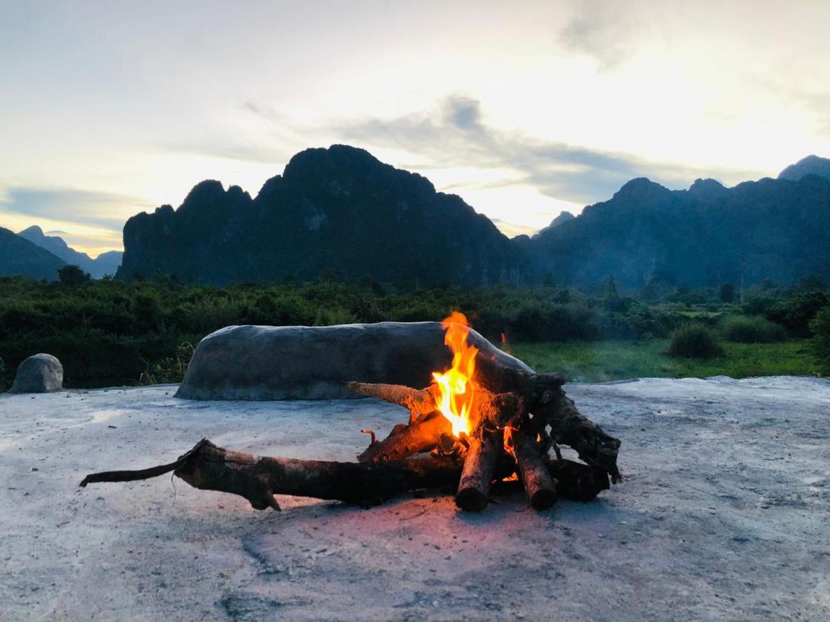 Jungle Paradise Vangvieng - Bungalows ヴァンヴィエン エクステリア 写真