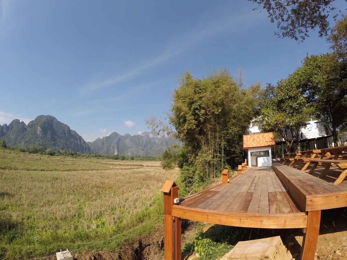 Jungle Paradise Vangvieng - Bungalows ヴァンヴィエン エクステリア 写真