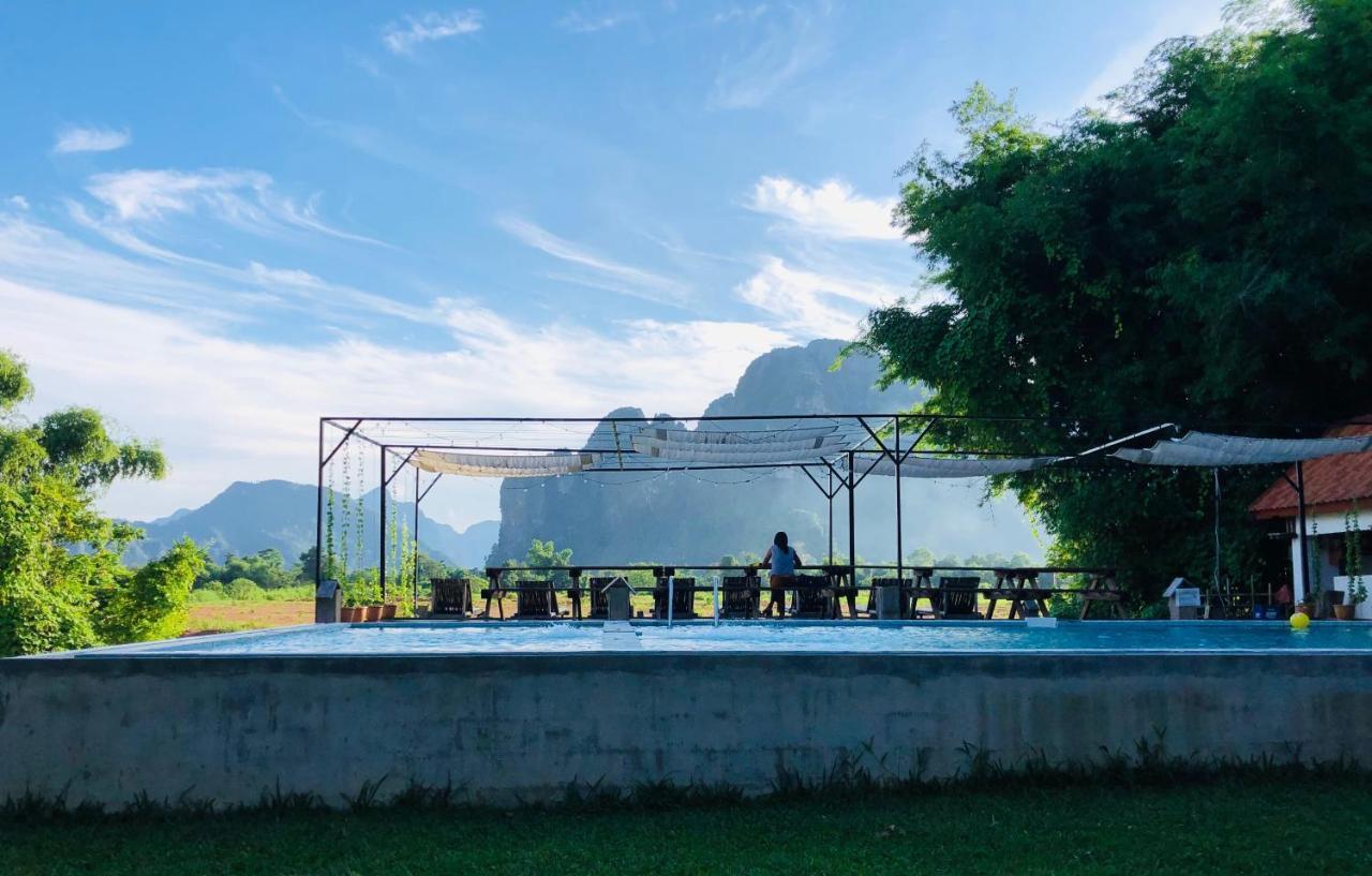 Jungle Paradise Vangvieng - Bungalows ヴァンヴィエン エクステリア 写真